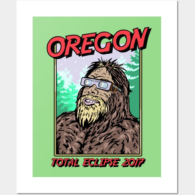 Sasquatch Totality Wall Art by FanboyMuseum